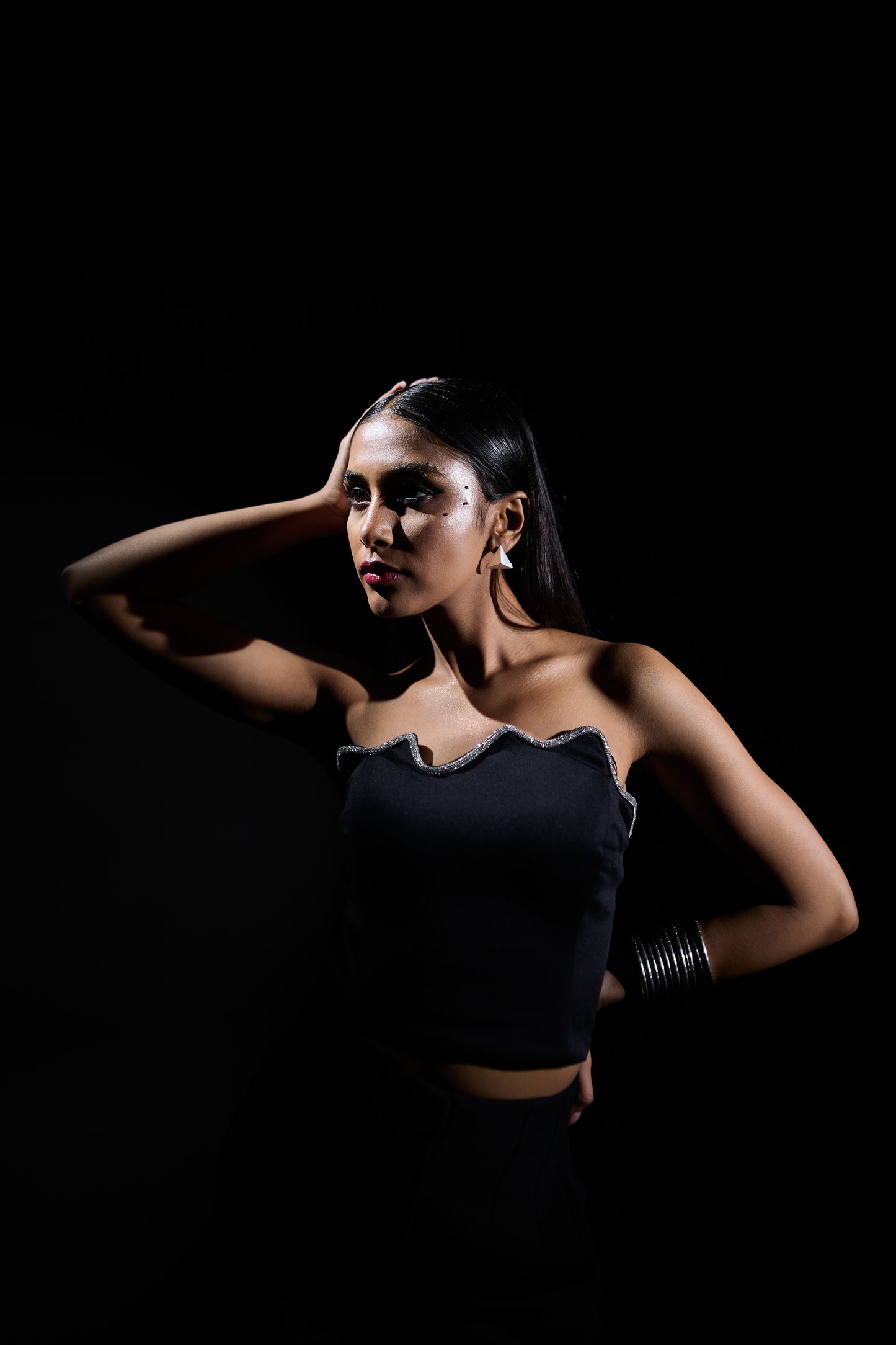 Starlit Wave Tube Top