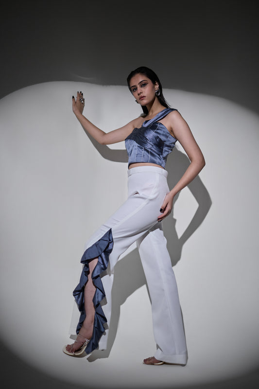 Midnight Ruffle co-ord set
