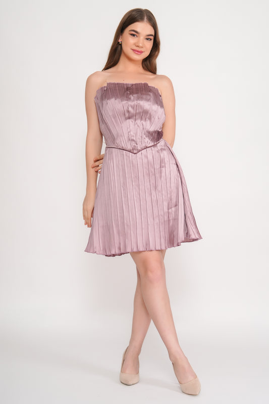 Moonlit mauve dress